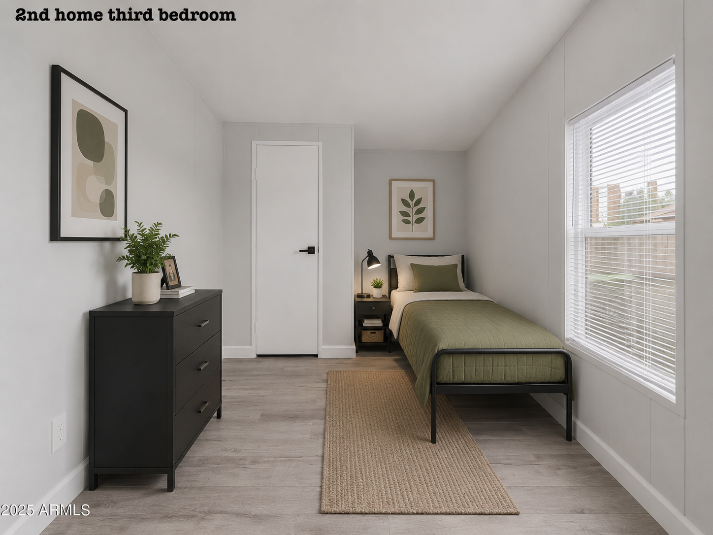 Bright, peaceful bedroom